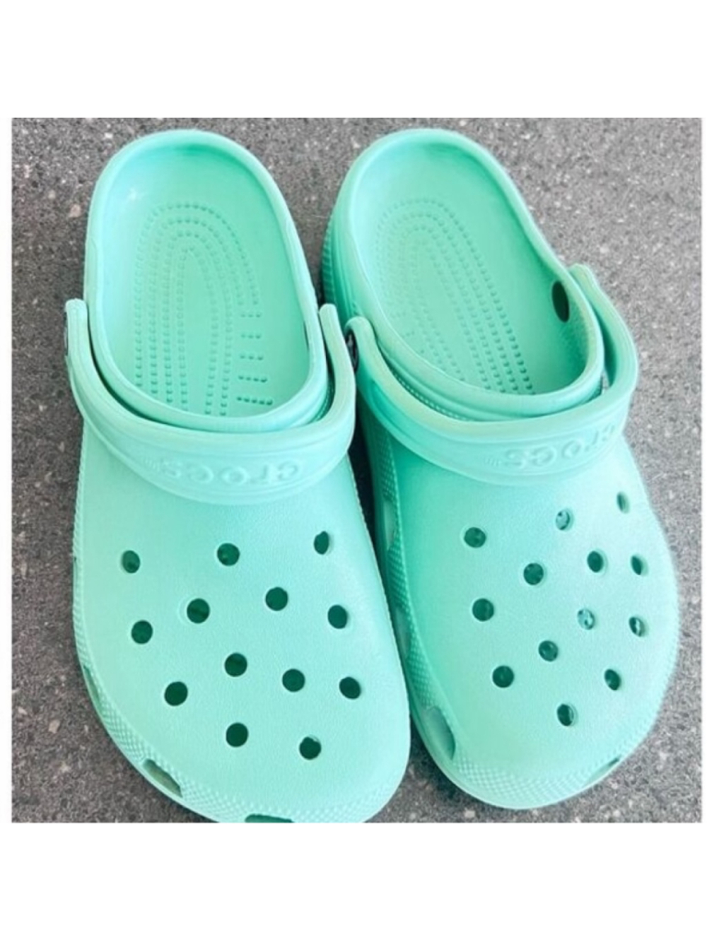Crocs Classic Clogs Aquamarine Mint Green Unisex sz 7-9